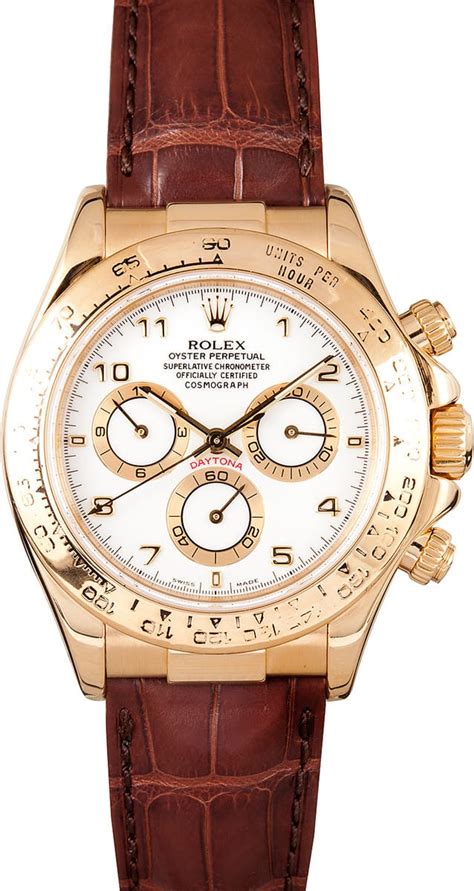 mens rolex leather band